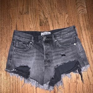 Free people black shorts!